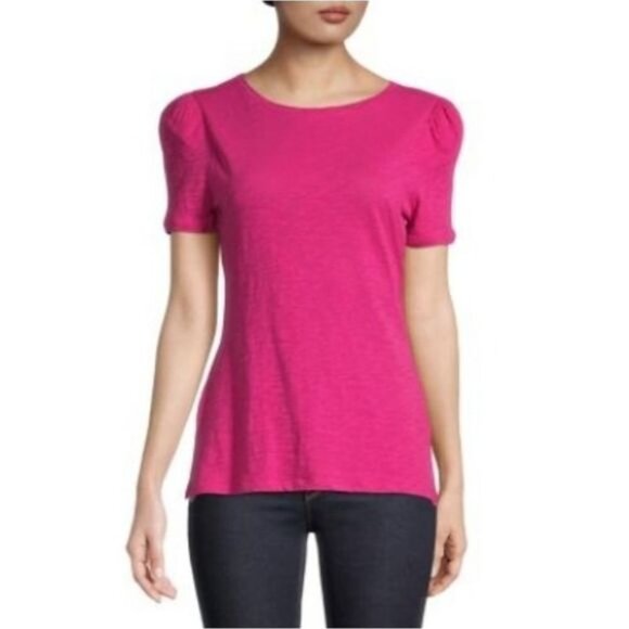 I.N.C Petite Short Puff Sleeve Top - Picture 4 of 4